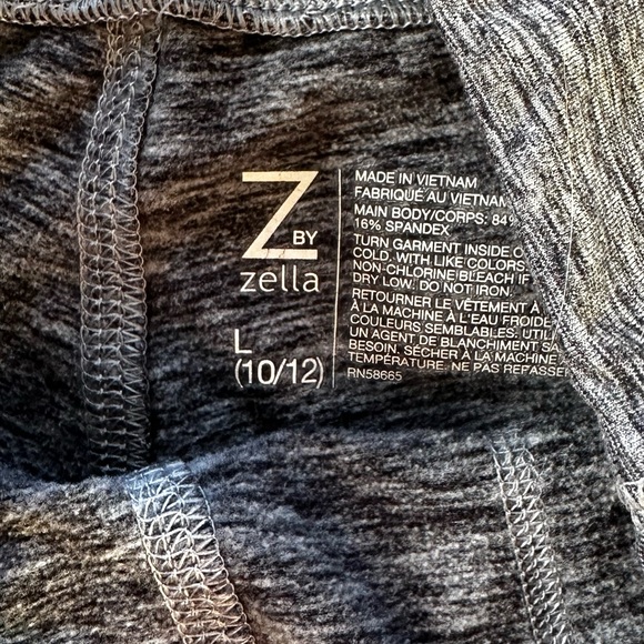Z by Zella Girls Gray Leggings - Picture 4 of 4